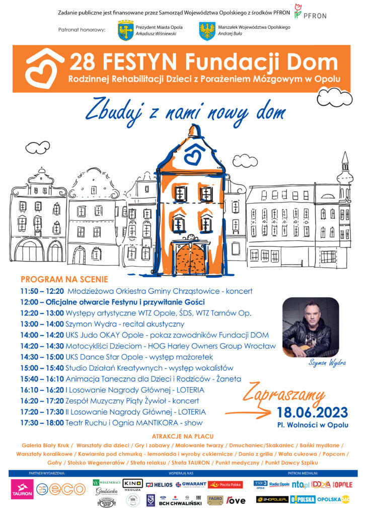 festyn plakat 2023 z kamieniczkami pefron