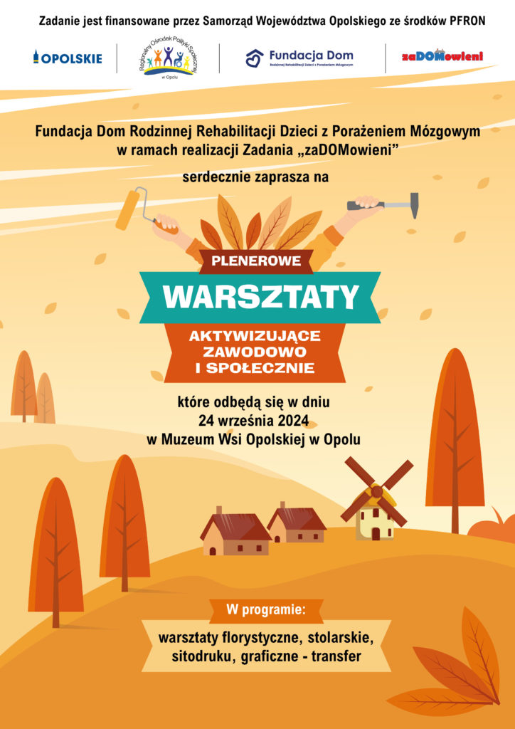 plakat warsztaty