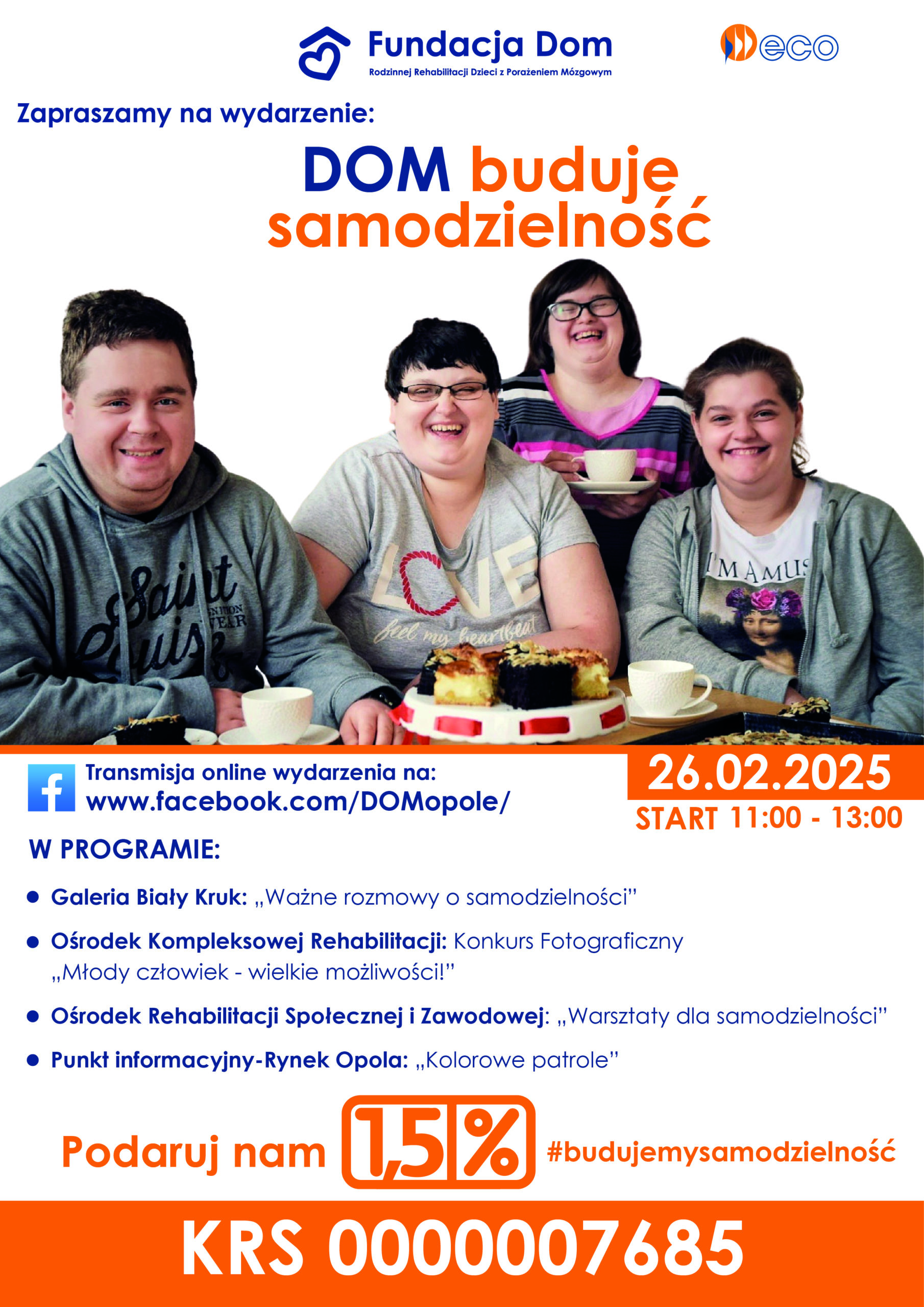 Plakat na Korowód Fundacji Dom 2025