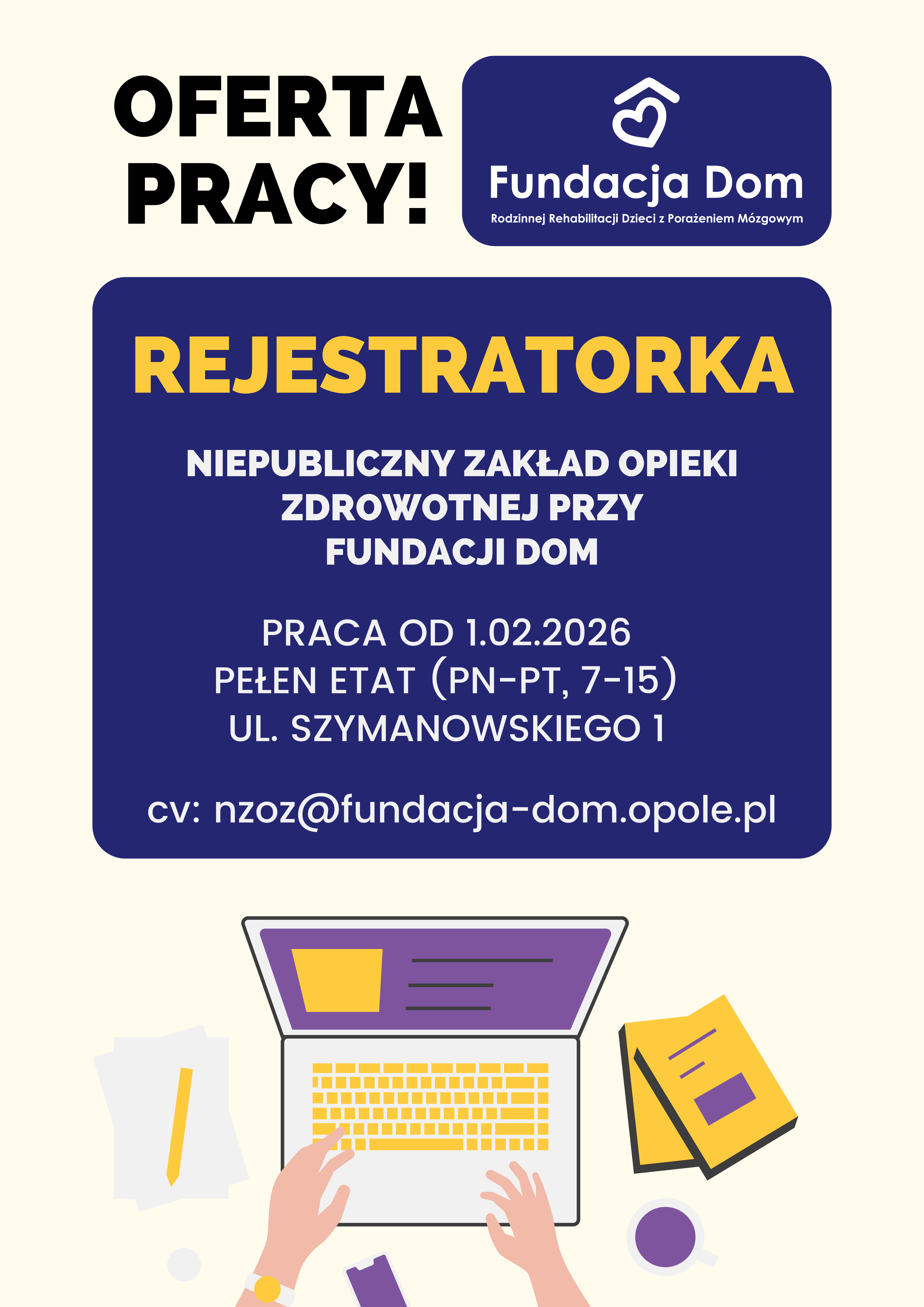 oferta pracy rejestratorka