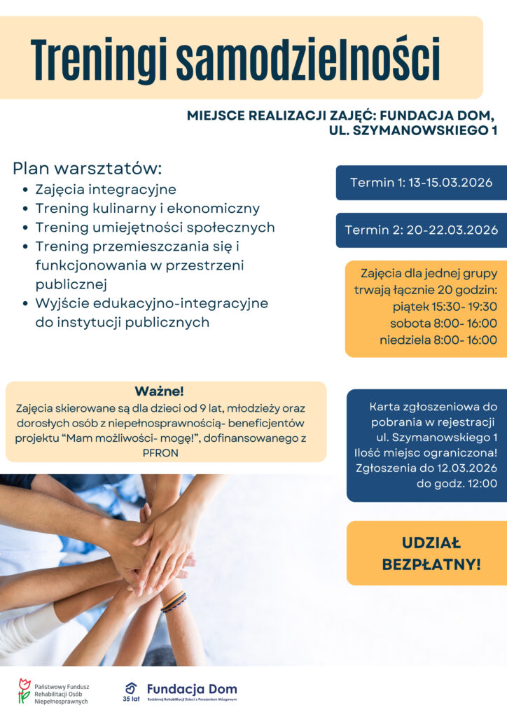 plakat treningi samodzielno ci