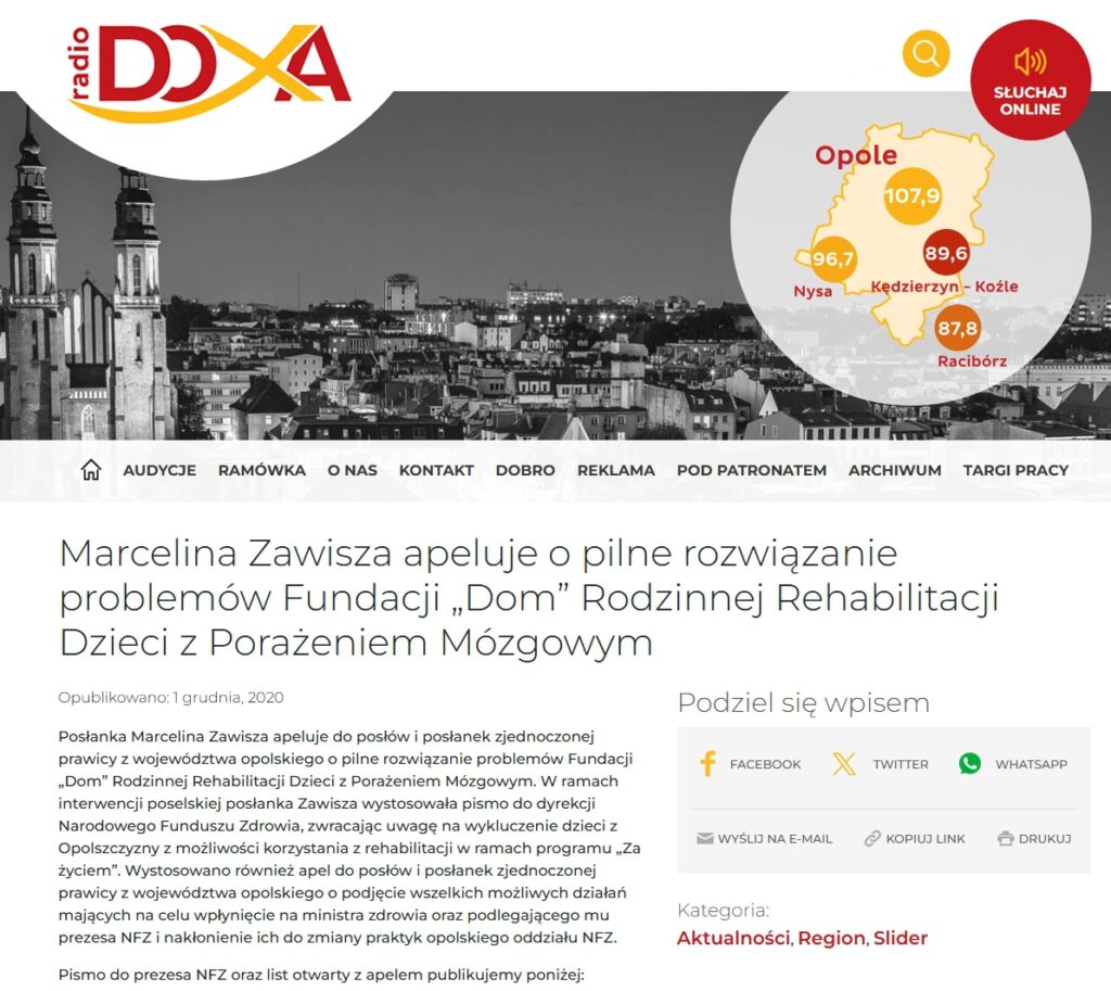 20201201 Radio Doxa tresc